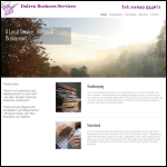 Screen shot of the Dalren Business Services website.