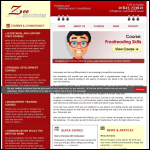 Screen shot of the Zee Associates website.