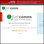 Screen shot of the Bath Communication Systems Ltd website.
