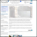Screen shot of the Parnalls Solicitors website.