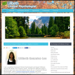 Screen shot of the Lilibeth Clinical Psychologist website.