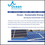 Screen shot of the Ocean Solar website.