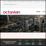 Screen shot of the Octavian Security website.
