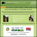 Screen shot of the Donkill Pest Solutions website.
