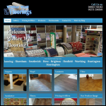 Screen shot of the Walter Wall Flooring website.