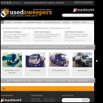 Screen shot of the Used Sweepers Ltd website.