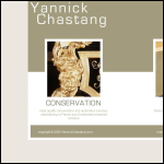 Screen shot of the Yannick Chastang Ltd website.