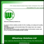 Screen shot of the Wheatway Solutions Ltd website.
