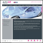 Screen shot of the Auto Kit International Ltd website.