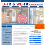 Screen shot of the U-fit We-fit Ltd website.