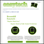 Screen shot of the Broomhill Easytech Ltd website.