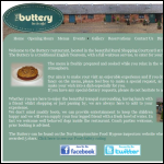 Screen shot of the The Buttery website.