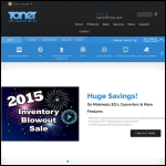 Screen shot of the Toner Cable Equipment Uk Ltd website.