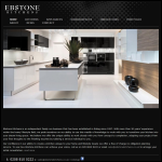 Screen shot of the Ebstone Kitchens website.