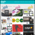 Screen shot of the Finch Studio website.