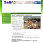 Screen shot of the Macatee Recycling Ltd website.