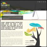Screen shot of the Tucanoo Solutions Ltd website.
