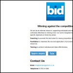 Screen shot of the Bid Management website.