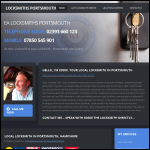 Screen shot of the Ea Locksmiths website.