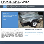 Screen shot of the Trailerland website.