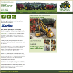 Screen shot of the Stretton Agri-machinery website.