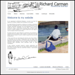 Screen shot of the Richard Carman - Architectural Illustrator website.