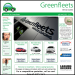 Screen shot of the Greenfleets Ltd website.