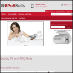 Screen shot of the Epos Rolls website.