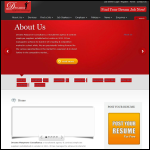 Screen shot of the Dreams Manpower Consultancy website.