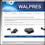 Screen shot of the Walsall Pressings Co. Ltd website.