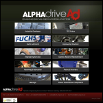 Screen shot of the Alphadrive Engineering Services Ltd website.