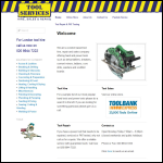 Screen shot of the Tool Services Ltd website.