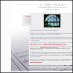 Screen shot of the R Charles Ltd website.