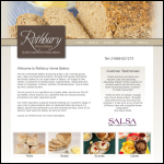 Screen shot of the Rothbury Home Bakery Ltd website.