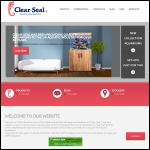 Screen shot of the Clear-seal website.