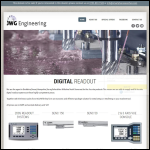 Screen shot of the JWG Engineering website.