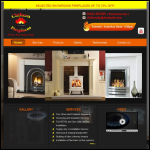 Screen shot of the Chiltern Fireplaces website.
