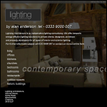 Screen shot of the Lighting Architecture website.