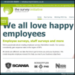 Screen shot of the The Survey Initiative website.