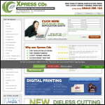 Screen shot of the Xpresscds Ltd website.