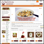 Screen shot of the Wilton Wholefoods website.