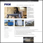 Screen shot of the Pk Marine Freight Services Ltd website.