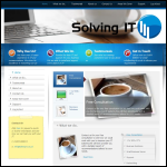 Screen shot of the Solving It website.
