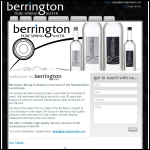 Screen shot of the Berrington Pure Spring Water Ltd website.