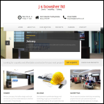Screen shot of the J S Bowsher Ltd website.