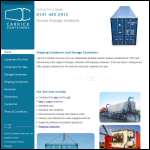 Screen shot of the Carrick Container Services Ltd website.