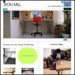 Screen shot of the The Iron Mill website.