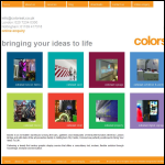 Screen shot of the Colorset Uvi Ltd website.