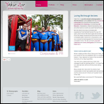 Screen shot of the Yz Photography website.