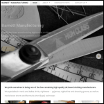 Screen shot of the Barnett Manufacturing website.